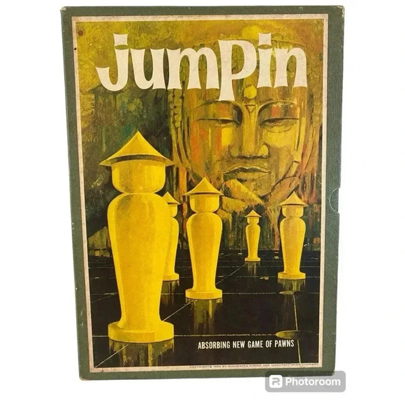 Vintage 1964 Jumpin 3M Brand Bookshelf Board Game - Picture 1 of 7